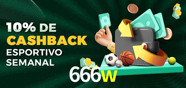 10% de bônus de cashback na 666w